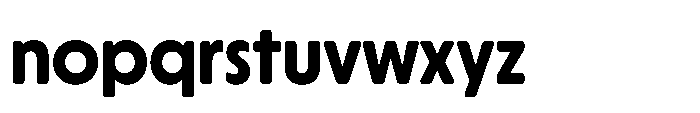 Yowza Soft Display Bold Font LOWERCASE