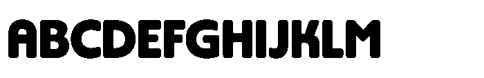 Yowza Soft Display Extrabold Font UPPERCASE