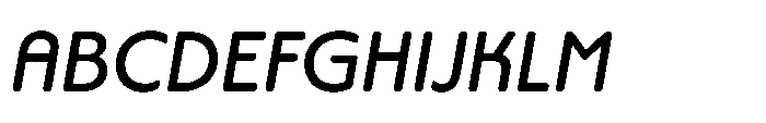 Yowza Soft Display Medium Italic Font UPPERCASE