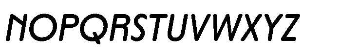 Yowza Soft Display Medium Italic Font UPPERCASE