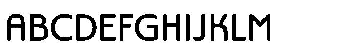 Yowza Soft Display Medium Font UPPERCASE