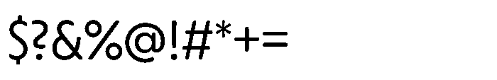 Yowza Soft Display Regular Font OTHER CHARS