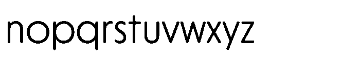 Yowza Soft Display Regular Font LOWERCASE