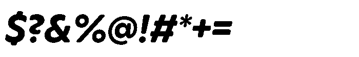 Yowza Soft Standard Bold Italic Font OTHER CHARS