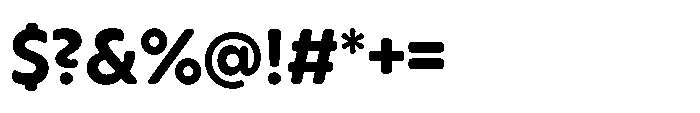 Yowza Soft Standard Bold Font OTHER CHARS