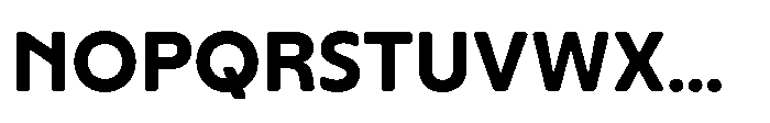 Yowza Soft Standard Bold Font UPPERCASE