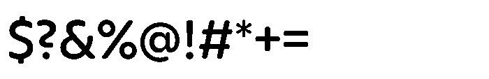 Yowza Soft Standard Medium Font OTHER CHARS