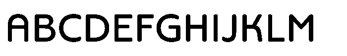Yowza Soft Standard Medium Font UPPERCASE