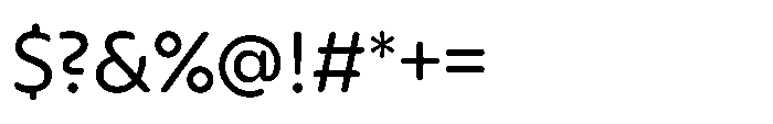 Yowza Soft Standard Regular Font OTHER CHARS