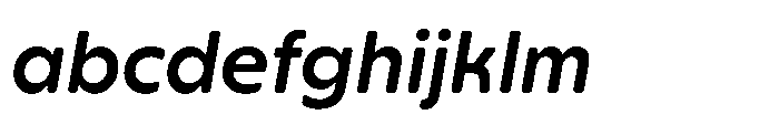Yowza Soft Standard Semibold Italic FONT
