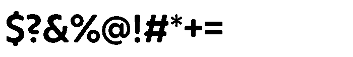 Yowza Soft Standard Semibold Font OTHER CHARS