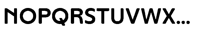 Yowza Soft Standard Semibold Font UPPERCASE