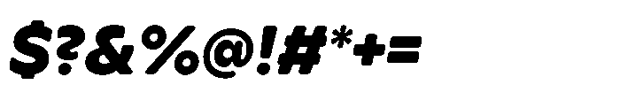 Yowza Soft Text Black Italic Font OTHER CHARS