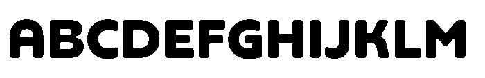 Yowza Soft Text Black Font UPPERCASE
