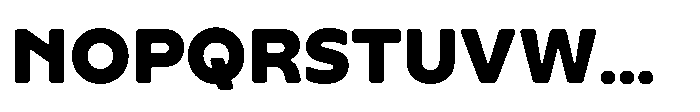 Yowza Soft Text Black Font UPPERCASE