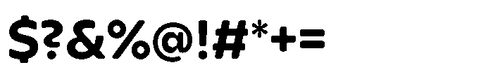 Yowza Soft Text Bold Font OTHER CHARS