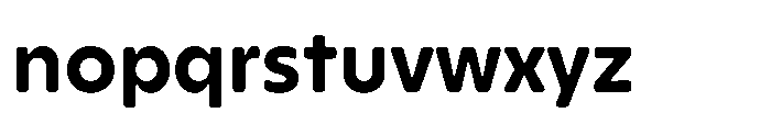 Yowza Soft Text Bold Font LOWERCASE