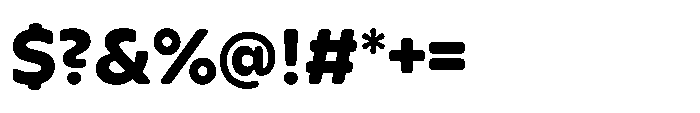 Yowza Soft Text Extrabold Font OTHER CHARS