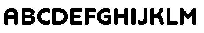 Yowza Soft Text Extrabold Font UPPERCASE
