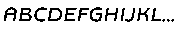 Yowza Soft Text Medium Italic Font UPPERCASE