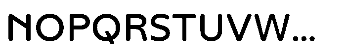 Yowza Soft Text Medium Font UPPERCASE