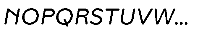 Yowza Soft Text Regular Italic Font UPPERCASE