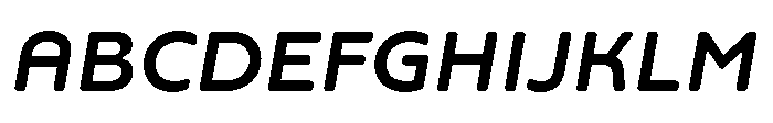 Yowza Soft Text Semibold Italic Font UPPERCASE