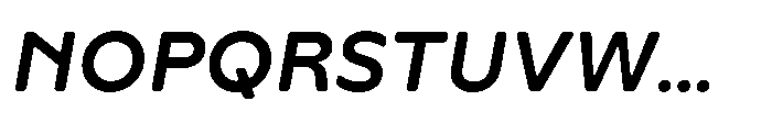 Yowza Soft Text Semibold Italic Font UPPERCASE