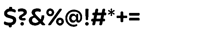 Yowza Soft Text Semibold Font OTHER CHARS