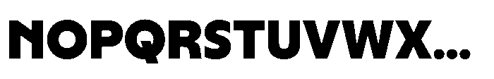 Yowza Standard Black Font UPPERCASE