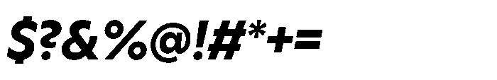 Yowza Standard Bold Italic Font OTHER CHARS