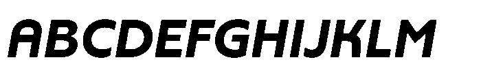Yowza Standard Bold Italic Font UPPERCASE