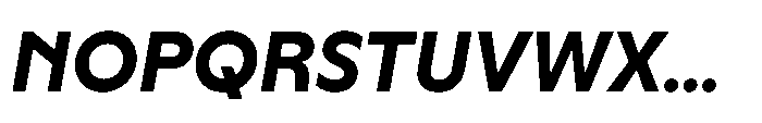 Yowza Standard Bold Italic Font UPPERCASE