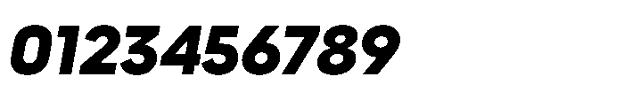 Yowza Standard Extrabold Italic Font OTHER CHARS