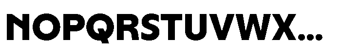 Yowza Standard Extrabold Font UPPERCASE