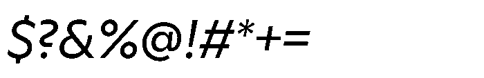 Yowza Standard Regular Italic Font OTHER CHARS