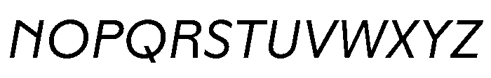 Yowza Standard Regular Italic Font UPPERCASE