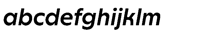 Yowza Standard Semibold Italic FONT