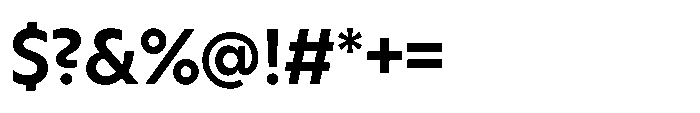 Yowza Standard Semibold Font OTHER CHARS