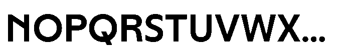 Yowza Standard Semibold Font UPPERCASE