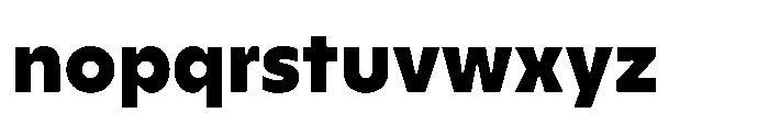 Yowza Text Black Font LOWERCASE