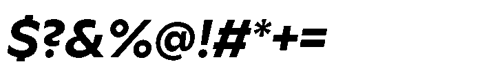 Yowza Text Bold Italic Font OTHER CHARS