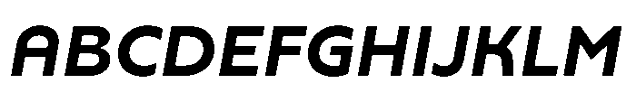 Yowza Text Bold Italic Font UPPERCASE