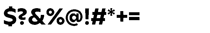 Yowza Text Bold Font OTHER CHARS