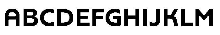 Yowza Text Bold Font UPPERCASE