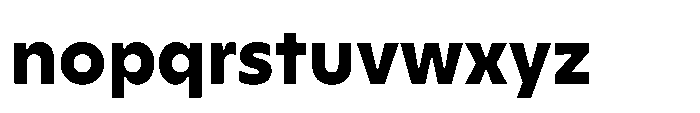 Yowza Text Extrabold Font LOWERCASE