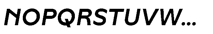Yowza Text Semibold Italic Font UPPERCASE