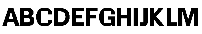 YokoMono Regular Font UPPERCASE