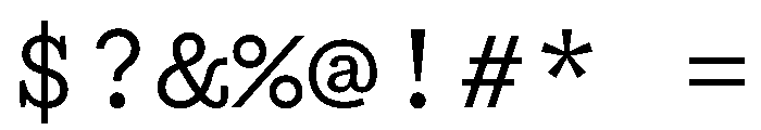 Yorick Regular Font OTHER CHARS