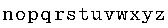 Yorick Regular Font LOWERCASE